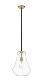 Fairfield One Light Mini Pendant in Brushed Brass (405|4911PBBG57212)