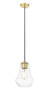 Auralume One Light Mini Pendant in Satin Gold (405|4901PSGG5727)