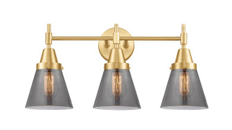 Caden Three Light Bath Vanity in Satin Gold (405|4473WSGG63)