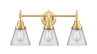 Caden Three Light Bath Vanity in Satin Gold (405|4473WSGG62)