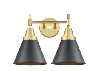 Caden LED Bath Vanity in Satin Gold (405|4472WSGM13BKLED)