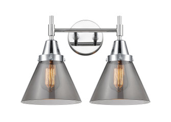 Caden Two Light Bath Vanity in Polished Chrome (405|4472WPCG43)
