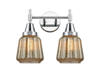 Caden Two Light Bath Vanity in Polished Chrome (405|4472WPCG146)