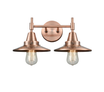 Caden Two Light Bath Vanity in Antique Copper (405|4472WACM3AC)