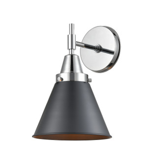 Caden One Light Wall Sconce in Polished Chrome (405|4471WPCM13BK)