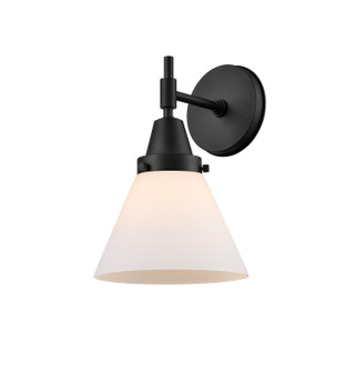 Caden One Light Wall Sconce in Matte Black (405|4471WBKG41)