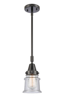 Caden LED Mini Pendant in Matte Black (405|4471SBKG184SLED)
