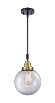 Caden One Light Mini Pendant in Black Antique Brass (405|4471SBABG2028)