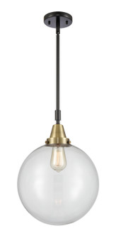Caden One Light Mini Pendant in Black Antique Brass (405|4471SBABG20212)