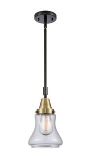 Caden One Light Mini Pendant in Black Antique Brass (405|4471SBABG192)