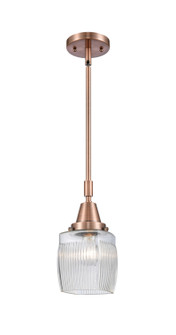 Caden LED Mini Pendant in Antique Copper (405|4471SACG302LED)