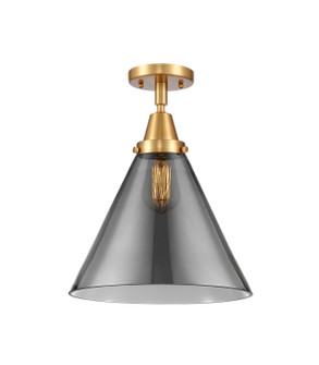 Caden One Light Flush Mount in Satin Gold (405|4471CSGG43L)