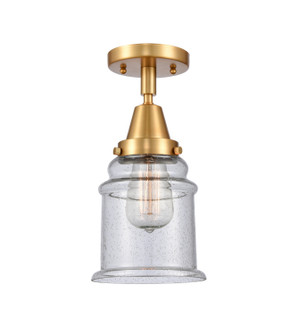 Caden One Light Semi-Flush Mount in Satin Gold (405|4471CSGG184)