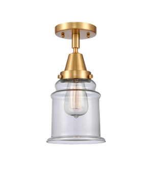 Caden One Light Flush Mount in Satin Gold (405|4471CSGG182)