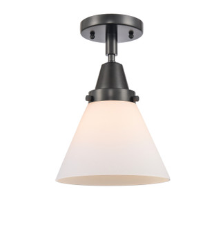 Caden One Light Semi-Flush Mount in Matte Black (405|4471CBKG41)