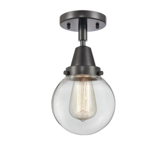 Caden One Light Flush Mount in Matte Black (405|4471CBKG2026)