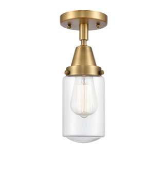 Caden One Light Flush Mount in Brushed Brass (405|4471CBBG312)