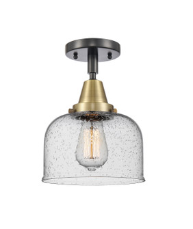 Caden One Light Flush Mount in Black Antique Brass (405|4471CBABG74)