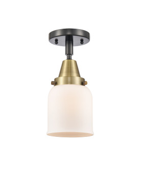 Caden One Light Semi-Flush Mount in Black Antique Brass (405|4471CBABG51)