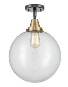 Caden One Light Semi-Flush Mount in Black Antique Brass (405|4471CBABG20212)