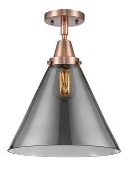 Caden One Light Flush Mount in Antique Copper (405|4471CACG43L)