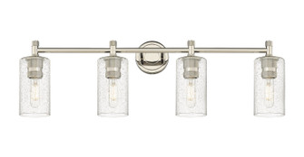 Downtown Urban Four Light Bath Vanity in Polished Nickel (405|4344WPNG4347SDY)