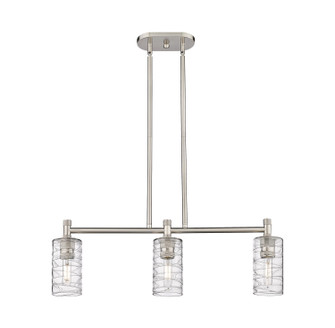 Downtown Urban Three Light Island Pendant in Satin Nickel (405|4343ISNG4347DE)