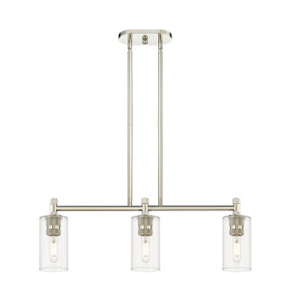 Downtown Urban LED Island Pendant in Polished Nickel (405|4343IPNG4347CL)