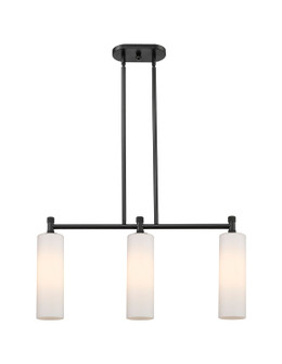 Downtown Urban LED Island Pendant in Matte Black (405|4343IBKG43412WH)