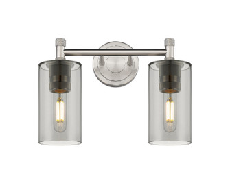 Downtown Urban Two Light Bath Vanity in Satin Nickel (405|4342WSNG4347SM)