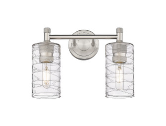Downtown Urban Two Light Bath Vanity in Satin Nickel (405|4342WSNG4347DE)