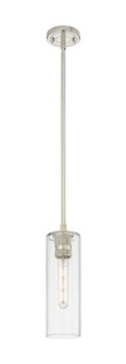 Downtown Urban One Light Pendant in Polished Nickel (405|4341SPNG43412CL)