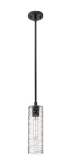 Downtown Urban One Light Pendant in Matte Black (405|4341SBKG43412DE)