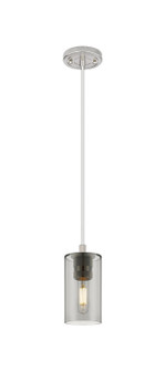 Downtown Urban One Light Pendant in Satin Nickel (405|4341PSNG4347SM)