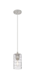 Downtown Urban One Light Pendant in Satin Nickel (405|4341PSNG4347DE)
