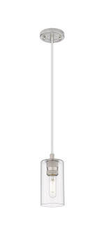 Downtown Urban One Light Pendant in Satin Nickel (405|4341PSNG4347CL)
