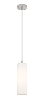 Downtown Urban One Light Pendant in Satin Nickel (405|4341PSNG43412WH)
