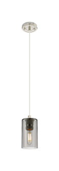 Downtown Urban One Light Pendant in Polished Nickel (405|4341PPNG4347SM)