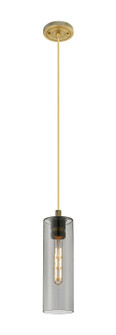 Downtown Urban One Light Pendant in Brushed Brass (405|4341PBBG43412SM)