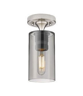 Downtown Urban One Light Flush Mount in Satin Nickel (405|4341FSNG4347SM)
