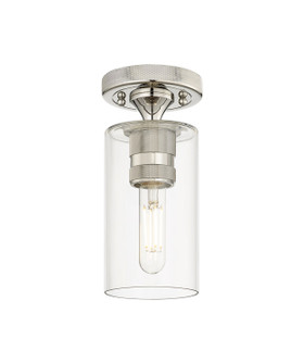 Downtown Urban LED Flush Mount in Polished Nickel (405|4341FPNG4347CL)