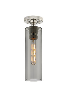 Downtown Urban One Light Flush Mount in Polished Nickel (405|4341FPNG43412SM)