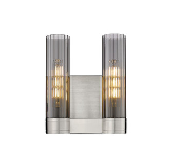 Downtown Urban Two Light Bath Vanity in Satin Nickel (405|4292WSNG42911SM)