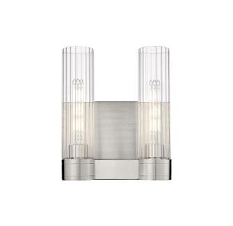 Downtown Urban Two Light Bath Vanity in Satin Nickel (405|4292WSNG42911CL)