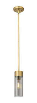 Downtown Urban One Light Pendant in Brushed Brass (405|4291SBBG4298SM)