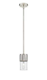 Downtown Urban One Light Pendant in Satin Nickel (405|4281SSNG4287CL)