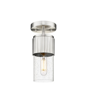 Downtown Urban One Light Semi-Flush Mount in Satin Nickel (405|4281FSNG4287SDY)