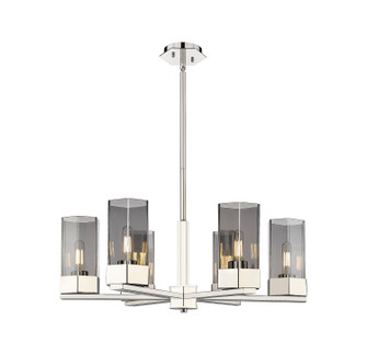 Downtown Urban LED Chandelier in Polished Nickel (405|4276CRPNG4279SM)
