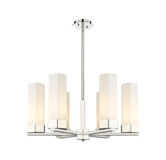Downtown Urban LED Chandelier in Polished Nickel (405|4276CRPNG42714WH)