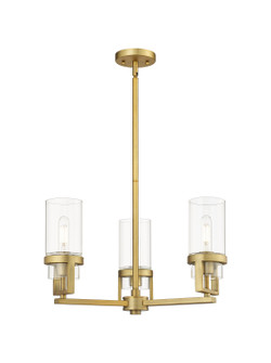 Downtown Urban LED Pendant in Brushed Brass (405|4263CRBBG4268CL)